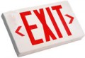 Thermoplastic Red, LED exit, Universal mount, Battery Back-up