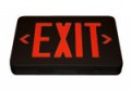 Thermoplastic Red,Black Housing,  LED exit, Universal mount, AC-only